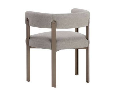 Sunpan - Ikon Mae Dining Armchair - Ernst Sandstone - 109377 veiw 4