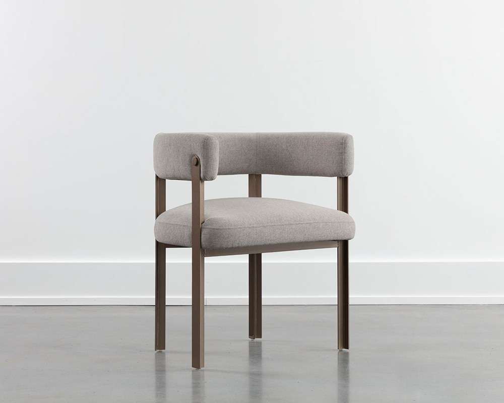 Sunpan - Ikon Mae Dining Armchair - Ernst Sandstone - 109377 veiw 5