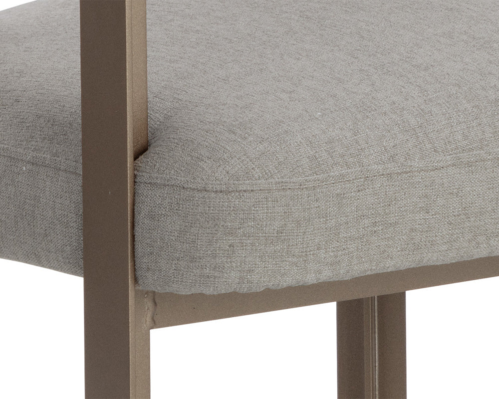 Sunpan - Ikon Mae Dining Armchair - Ernst Sandstone - 109377 view 6