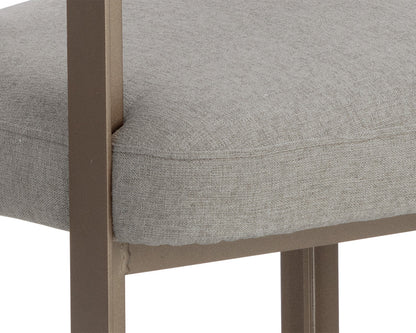 Sunpan - Ikon Mae Dining Armchair - Ernst Sandstone - 109377 view 6