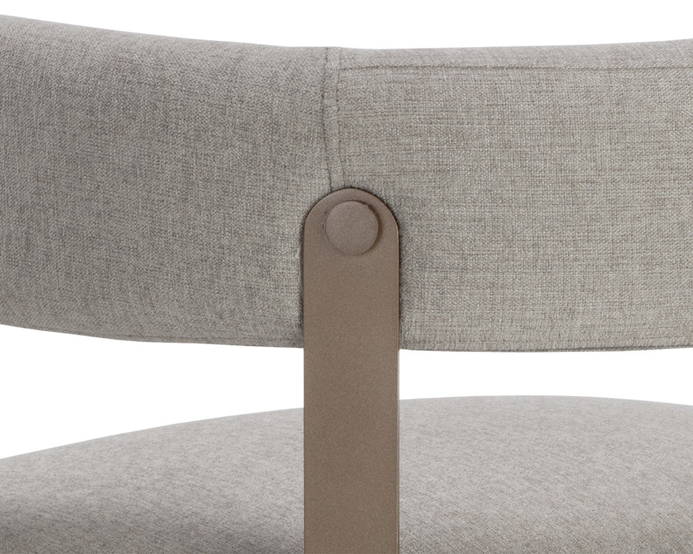 Sunpan - Ikon Mae Dining Armchair - Ernst Sandstone - 109377 view 8