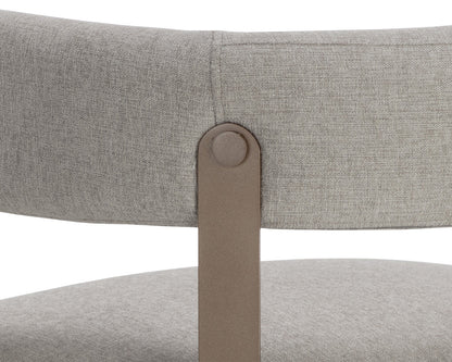 Sunpan - Ikon Mae Dining Armchair - Ernst Sandstone - 109377 view 8