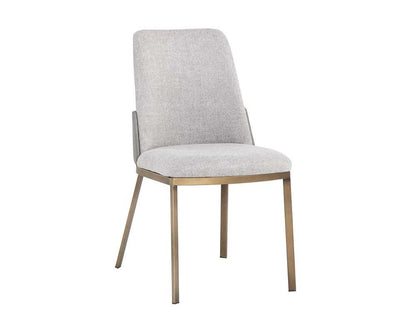 Sunpan - Marie Dining Chair - Belfast Heather Grey / Bravo Metal (Set Of 2) - 108546 veiw 1