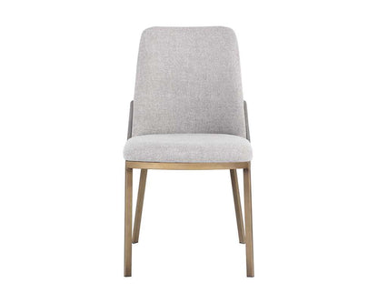 Sunpan - Marie Dining Chair - Belfast Heather Grey / Bravo Metal (Set Of 2) - 108546 veiw 2