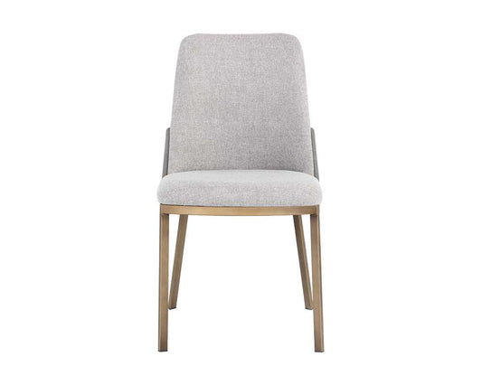 Sunpan - Marie Dining Chair - Belfast Heather Grey / Bravo Metal (Set Of 2) - 108546 veiw 2