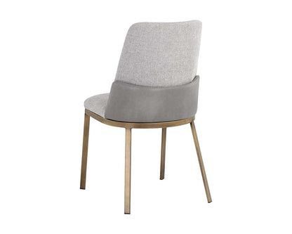 Sunpan - Marie Dining Chair - Belfast Heather Grey / Bravo Metal (Set Of 2) - 108546 veiw 4