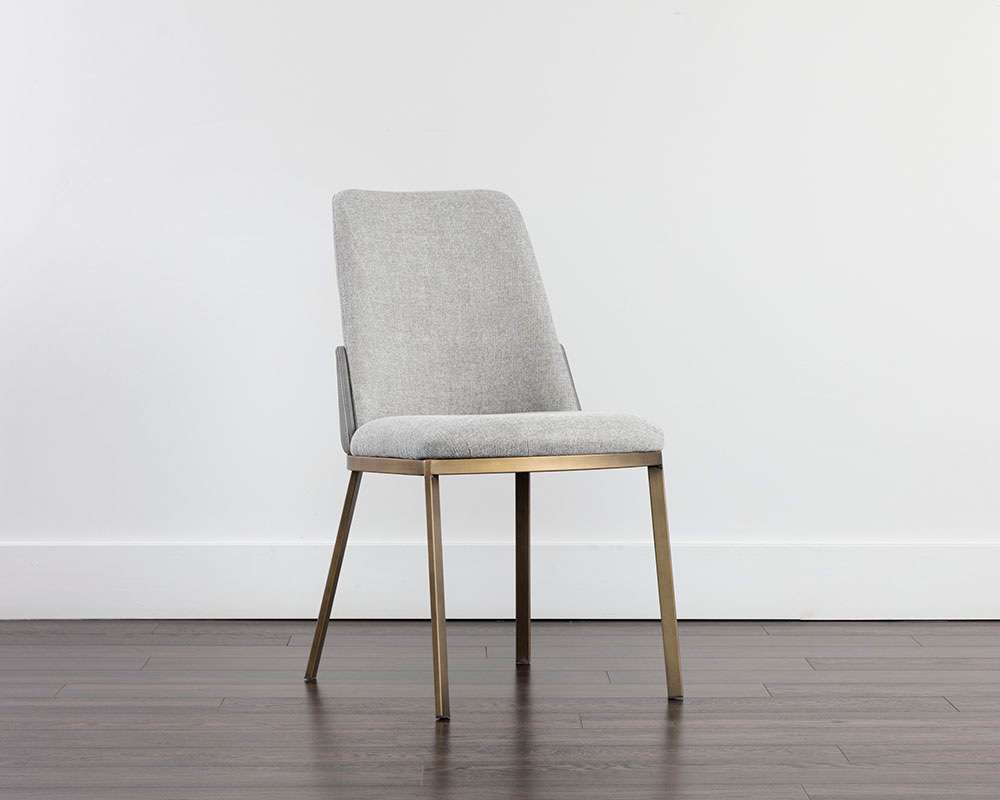 Sunpan - Marie Dining Chair - Belfast Heather Grey / Bravo Metal (Set Of 2) - 108546 veiw 5
