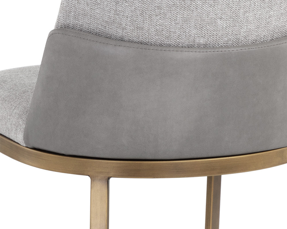 Sunpan - Marie Dining Chair - Belfast Heather Grey / Bravo Metal (Set Of 2) - 108546 view 7