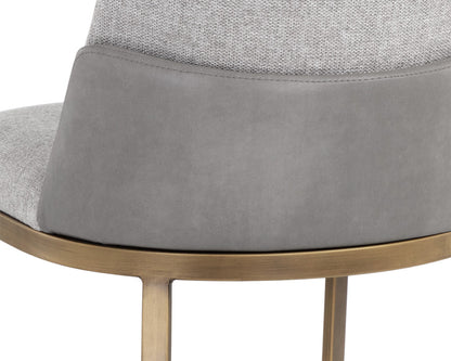 Sunpan - Marie Dining Chair - Belfast Heather Grey / Bravo Metal (Set Of 2) - 108546 view 7