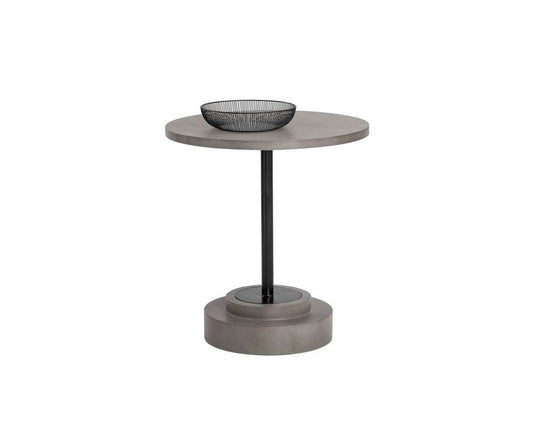 Sunpan - Solterra Marlowe Bistro Table - Black - Grey - 27.5in - 105333 veiw 1