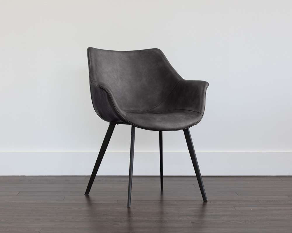 Sunpan - Junction Mason Dining Armchair - Town Grey - 103242 veiw 4