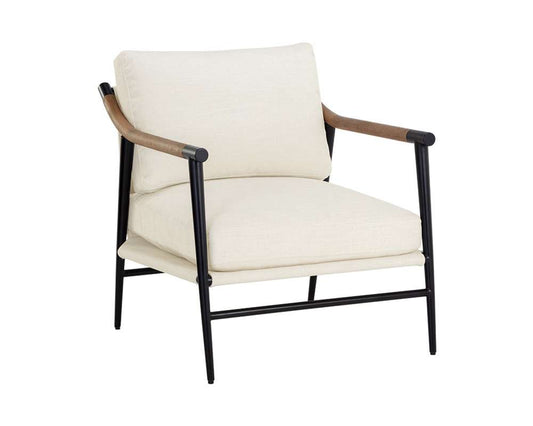 Sunpan - Westport Meadow Armchair - Heather Ivory Tweed - 111452_CLOSEOUT veiw 1