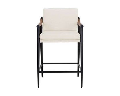 Sunpan - Westport Meadow Counter Stool - Heather Ivory Tweed - 111451_CLOSEOUT veiw 2