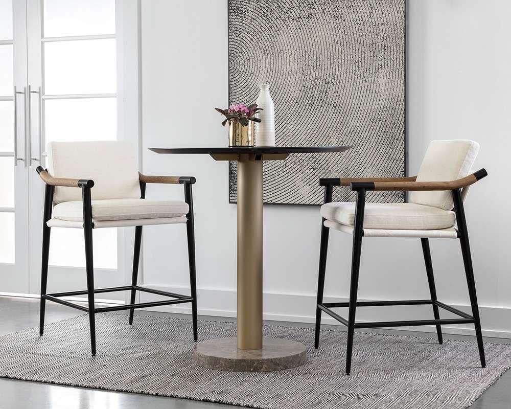 Sunpan - Westport Meadow Counter Stool - Heather Ivory Tweed - 111451_CLOSEOUT veiw 5