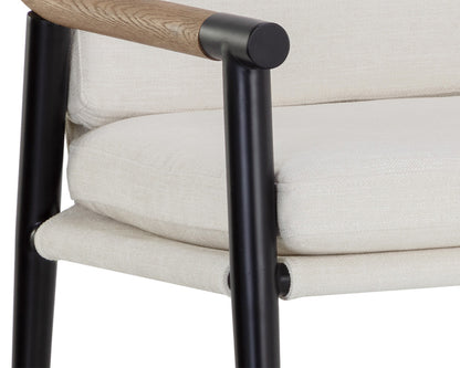 Sunpan - Westport Meadow Counter Stool - Heather Ivory Tweed - 111451_CLOSEOUT view 8