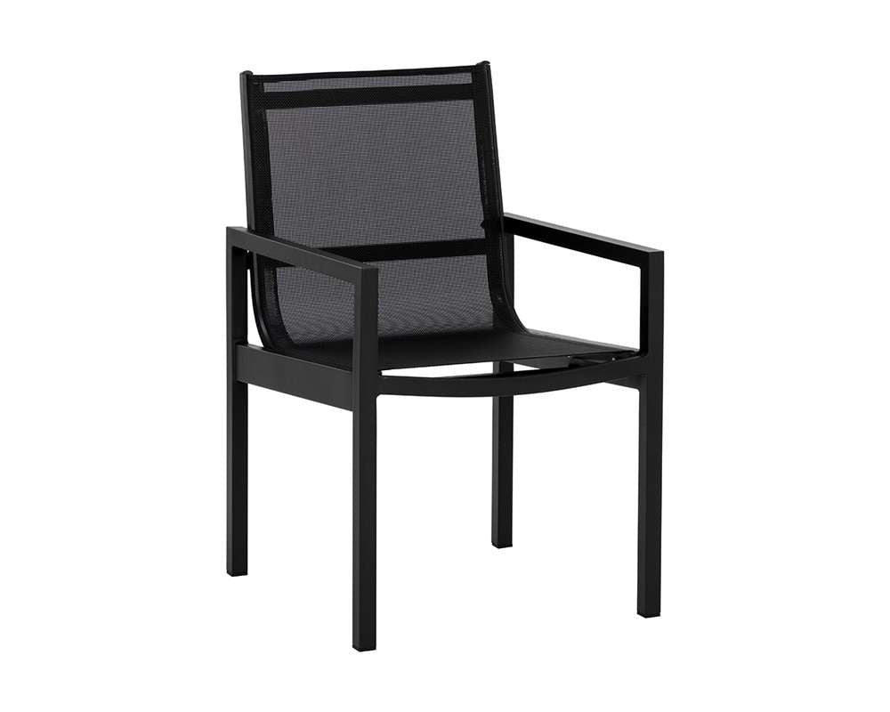 Sunpan - Merano Dining Armchair - Black (Set Of 2) - 110974_CLOSEOUT veiw 1
