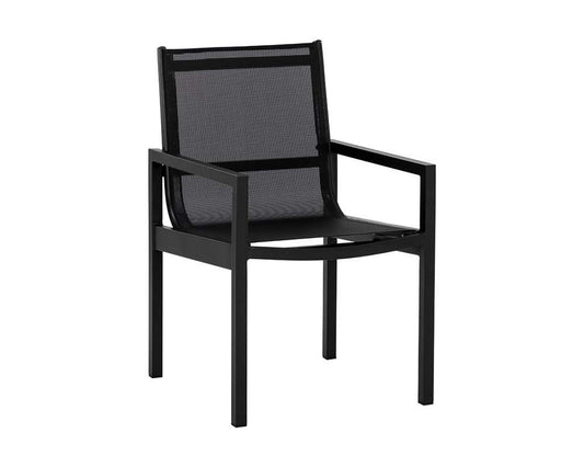 Sunpan - Merano Dining Armchair - Black (Set Of 2) - 110974_CLOSEOUT veiw 1