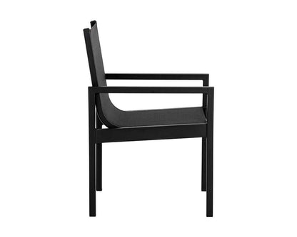 Sunpan - Merano Dining Armchair - Black (Set Of 2) - 110974_CLOSEOUT veiw 3