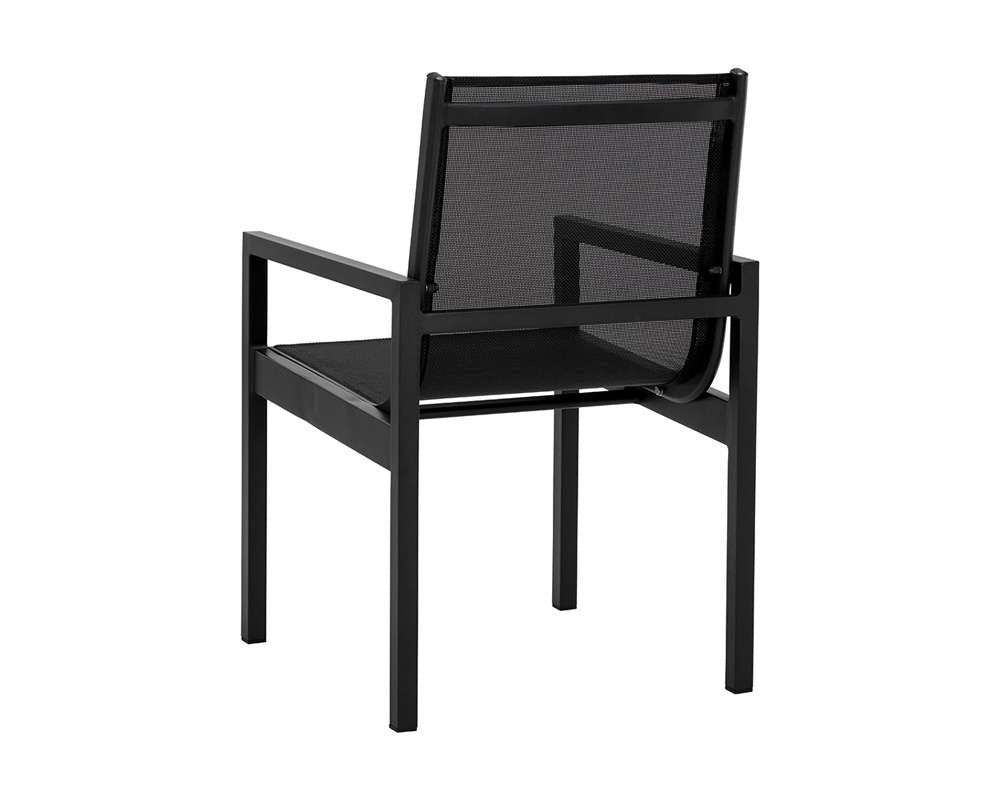 Sunpan - Merano Dining Armchair - Black (Set Of 2) - 110974_CLOSEOUT veiw 4