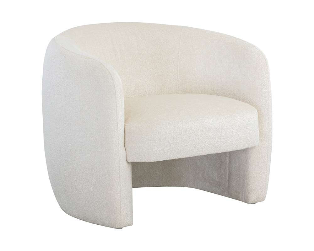 Sunpan - Mircea Lounge Chair - Bergen Ivory - 109723 veiw 1