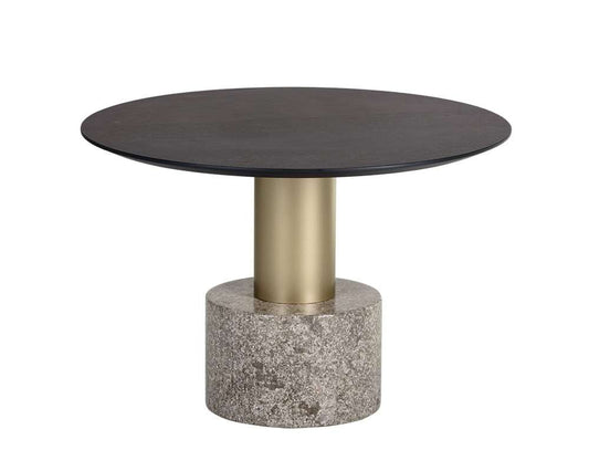 Sunpan - Artezia Monaco Coffee Table - Gold - Grey Marble / Charcoal Grey - 104627 veiw 2