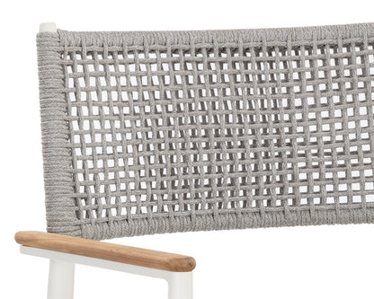 Sunpan - Nava Stackable Dining Armchair - White (Set Of 2) - 111090 view 5