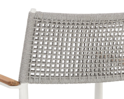 Sunpan - Nava Stackable Dining Armchair - White (Set Of 2) - 111090 view 6