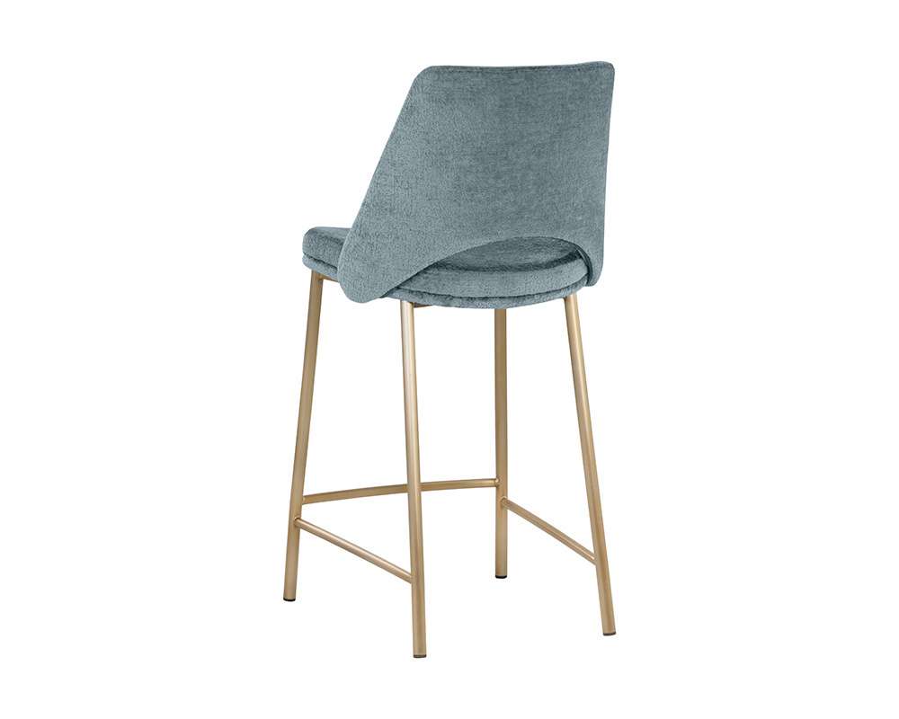 Sunpan - Ikon Radella Counter Stool - Bergen French Blue - 108514 veiw 3