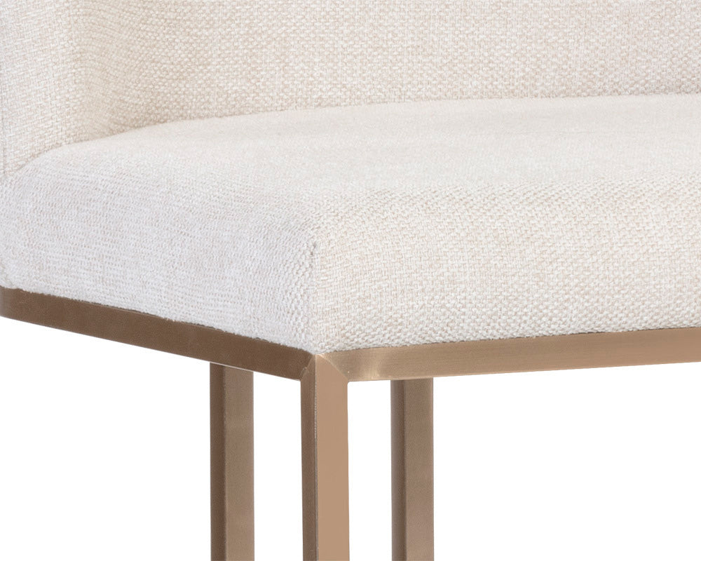 Sunpan - Ikon Rayla Counter Stool - Belfast Oatmeal - 106181 view 6