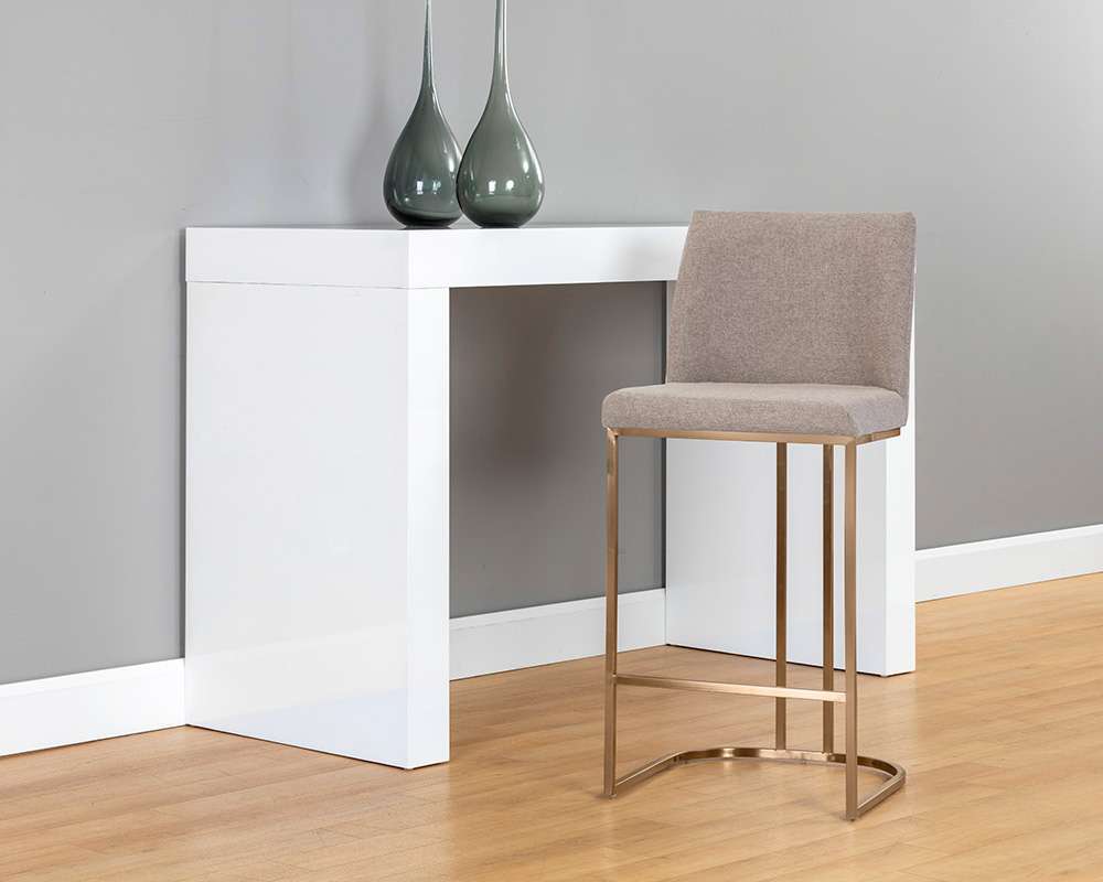 Sunpan - Ikon Rayla Counter Stool - Belfast Oyster Shell - 106686 veiw 4