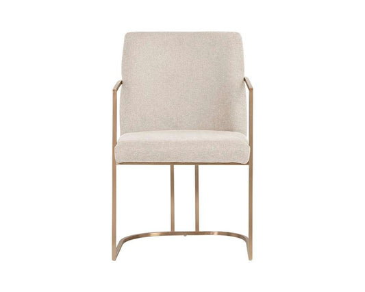 Sunpan - Ikon Rayla Dining Armchair - Belfast Oatmeal - 106727 veiw 2