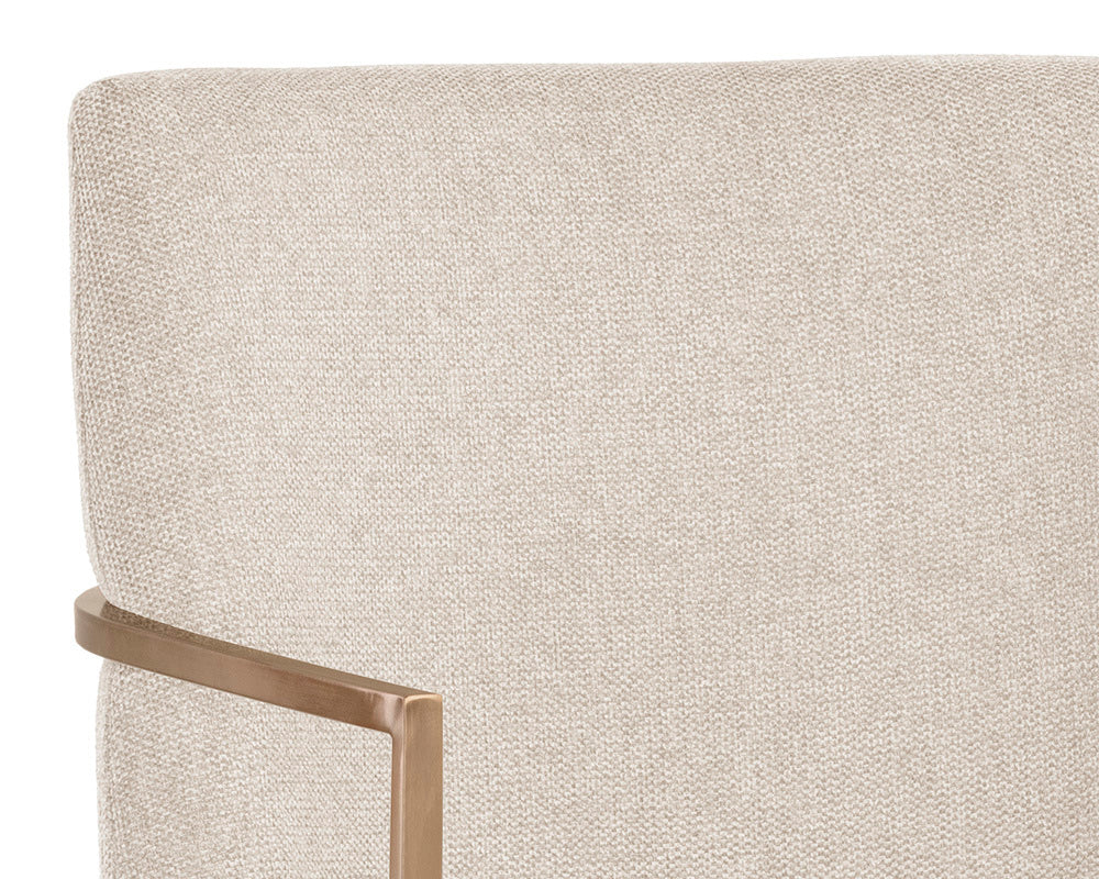 Sunpan - Ikon Rayla Dining Armchair - Belfast Oatmeal - 106727 view 6
