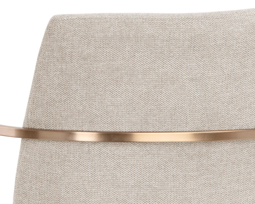 Sunpan - Ikon Rayla Dining Armchair - Belfast Oatmeal - 106727 view 7