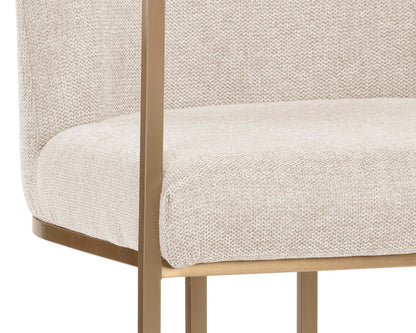 Sunpan - Ikon Rayla Dining Armchair - Belfast Oatmeal - 106727 view 8