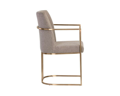 Sunpan - Ikon Rayla Dining Armchair - Belfast Oyster Shell - 106179 veiw 3
