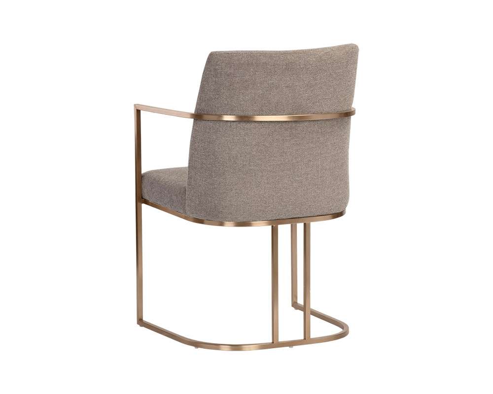 Sunpan - Ikon Rayla Dining Armchair - Belfast Oyster Shell - 106179 veiw 4