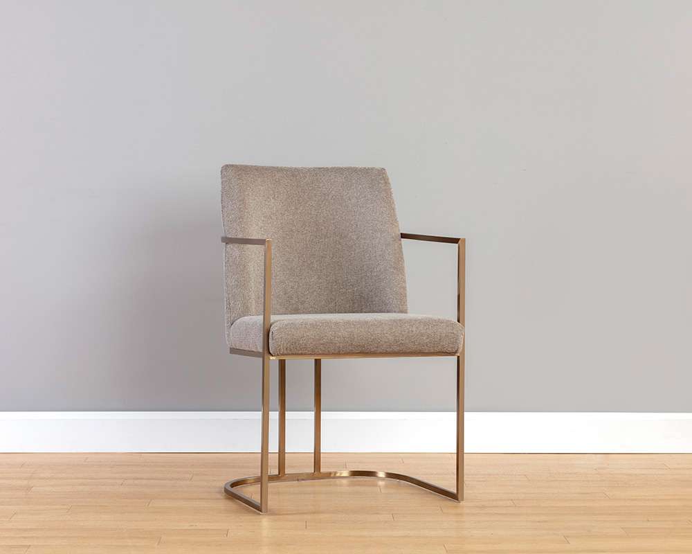 Sunpan - Ikon Rayla Dining Armchair - Belfast Oyster Shell - 106179 veiw 5