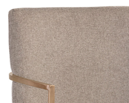Sunpan - Ikon Rayla Dining Armchair - Belfast Oyster Shell - 106179 view 7