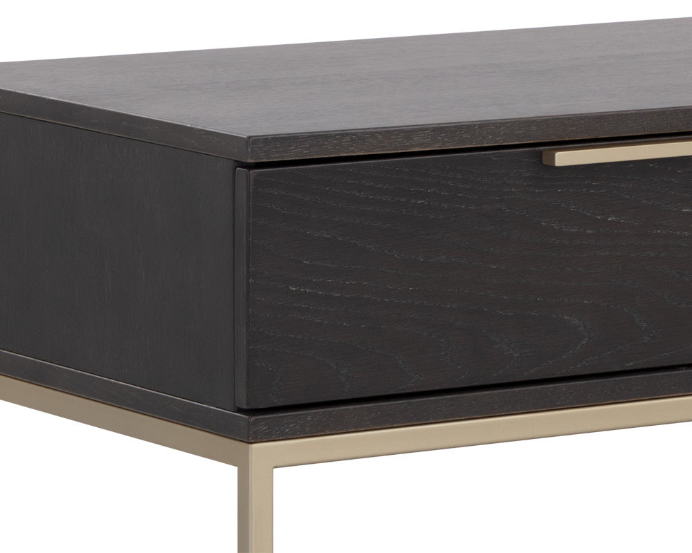 Sunpan - Artezia Rebel Nightstand Large - Gold - Charcoal Grey - 109073 view 5