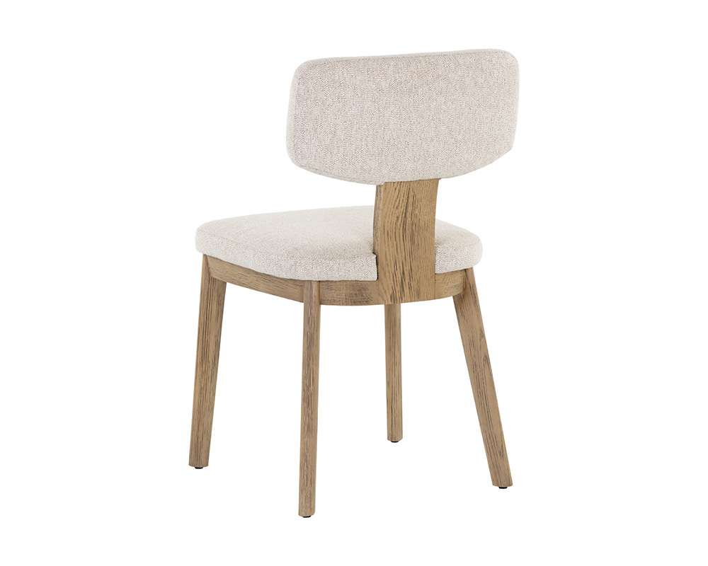 Sunpan - Rickett Dining Chair - Weathered Oak - Dove Cream (Set Of 2) - 107883 veiw 4