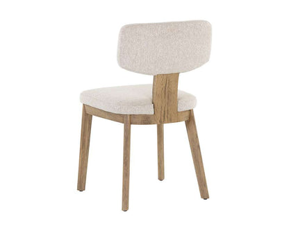 Sunpan - Rickett Dining Chair - Weathered Oak - Dove Cream (Set Of 2) - 107883 veiw 4