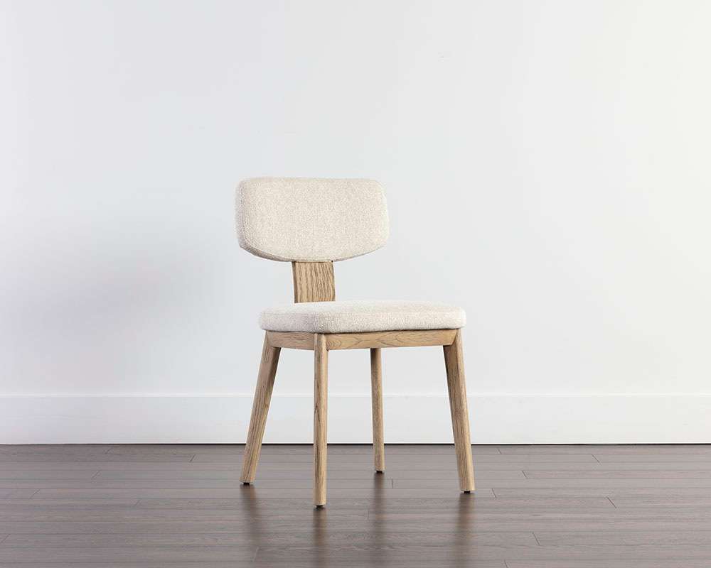 Sunpan - Rickett Dining Chair - Weathered Oak - Dove Cream (Set Of 2) - 107883 veiw 5
