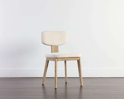 Sunpan - Rickett Dining Chair - Weathered Oak - Dove Cream (Set Of 2) - 107883 veiw 5