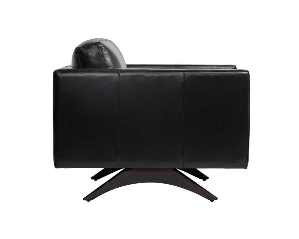 Sunpan - Westport Rogers Armchair - Cortina Black Leather - 110577 veiw 3