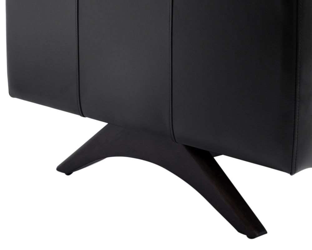 Sunpan - Westport Rogers Armchair - Cortina Black Leather - 110577_CLOSEOUT view 7