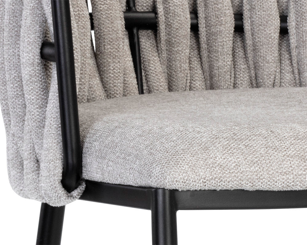 Sunpan - Ikon Sarai Counter Stool - Belfast Heather Grey - 106189 view 5