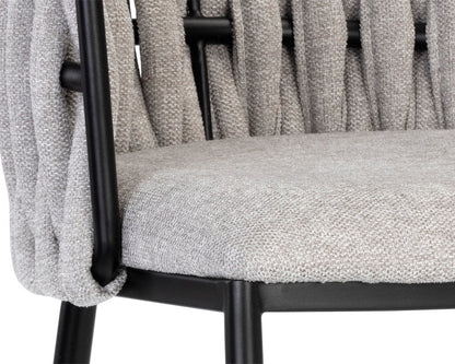 Sunpan - Ikon Sarai Counter Stool - Belfast Heather Grey - 106189 view 5