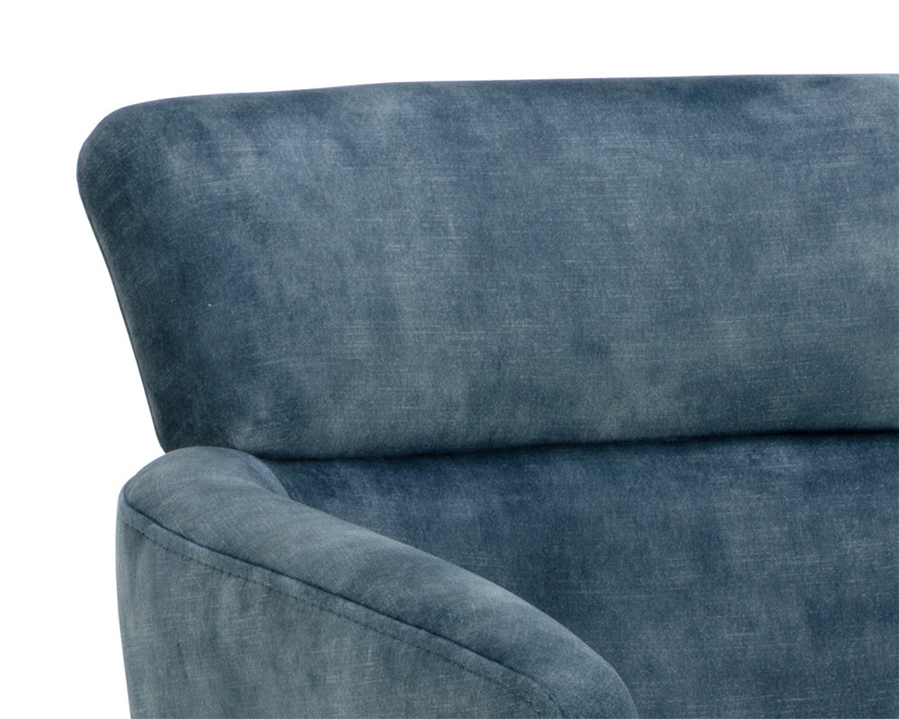 Sunpan - Irongate Sharqui Dining Armchair - Nono Petrol - 107310_CLOSEOUT view 6