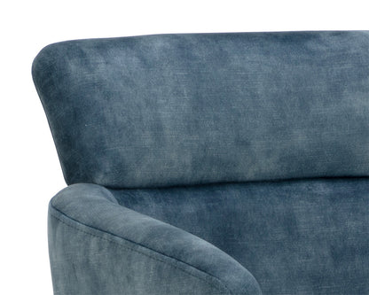 Sunpan - Irongate Sharqui Dining Armchair - Nono Petrol - 107310_CLOSEOUT view 6