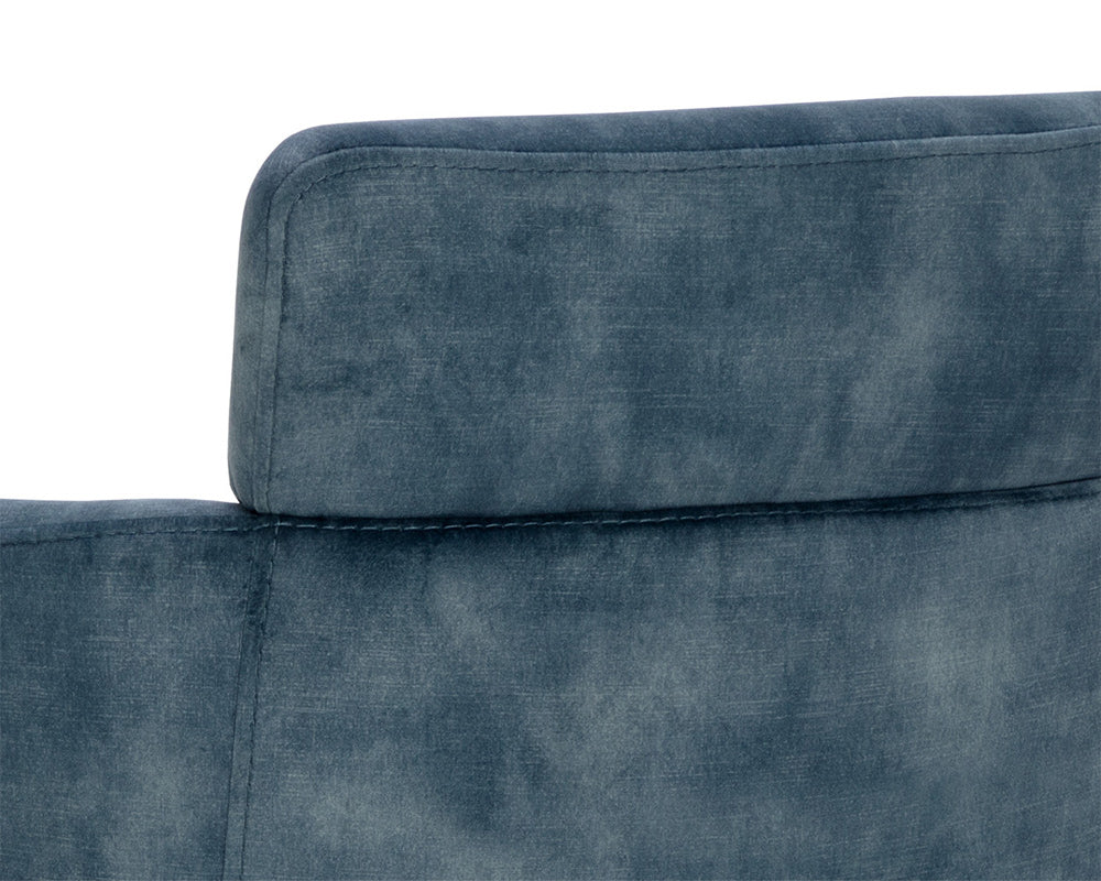 Sunpan - Irongate Sharqui Dining Armchair - Nono Petrol - 107310_CLOSEOUT view 8